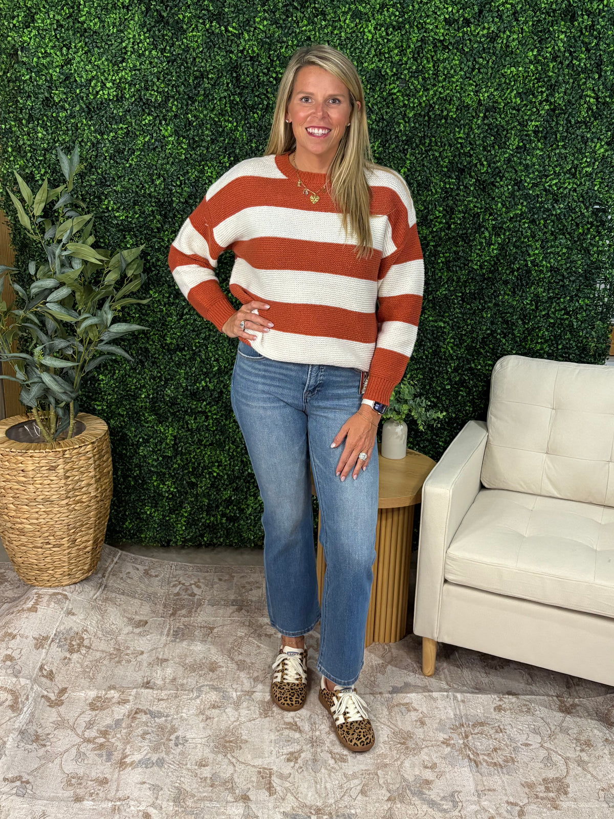 Oversized Stripe Sweater