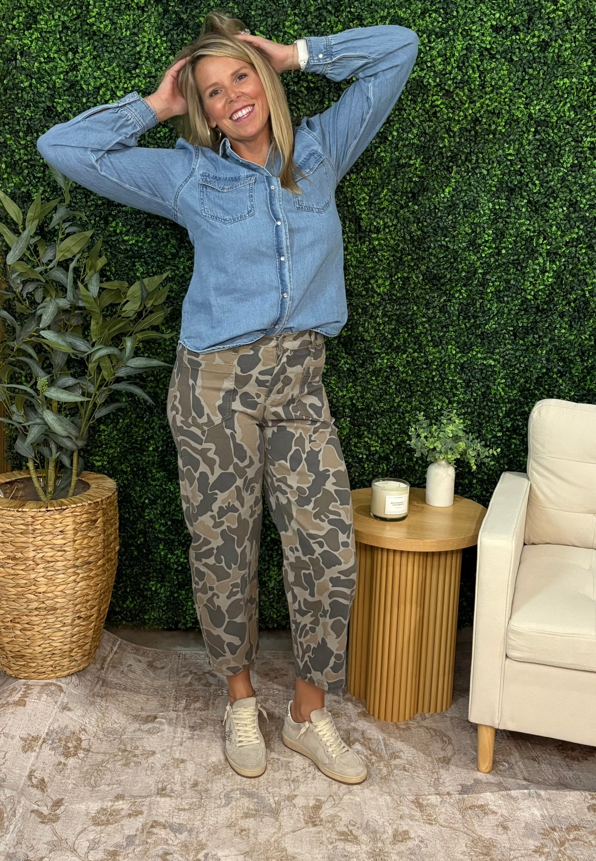 Risen Denim Top