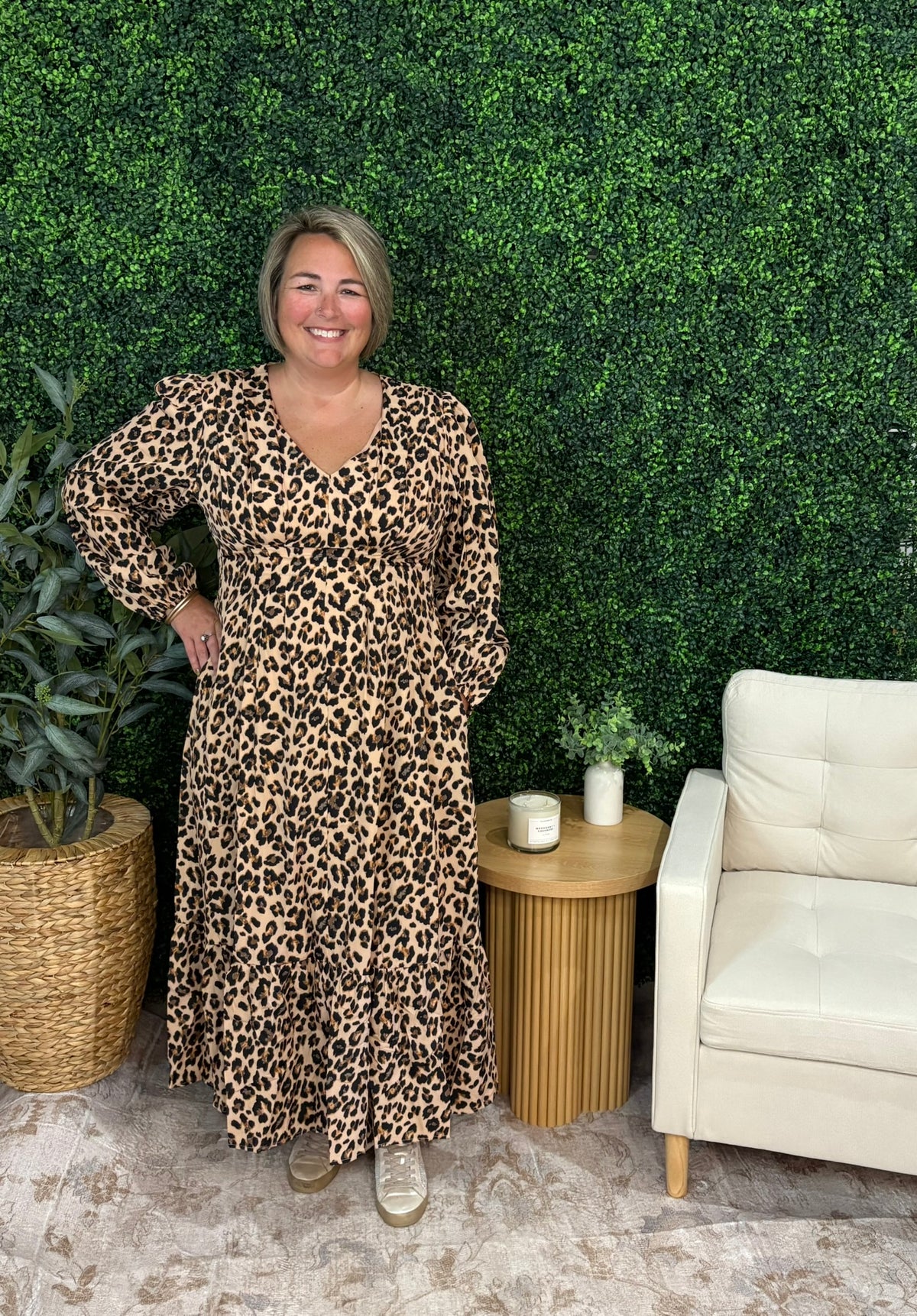 Leopard Midi Dress
