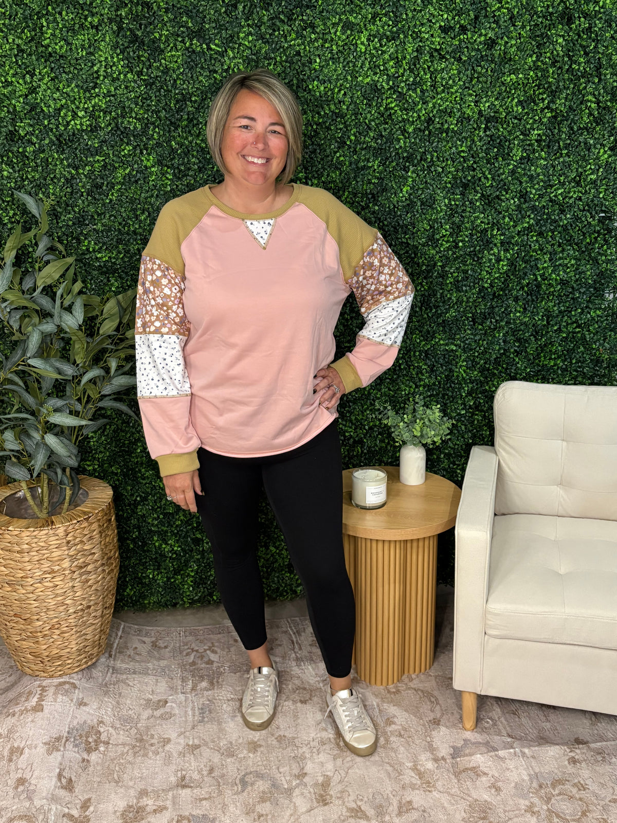 Floral Sleeve Top