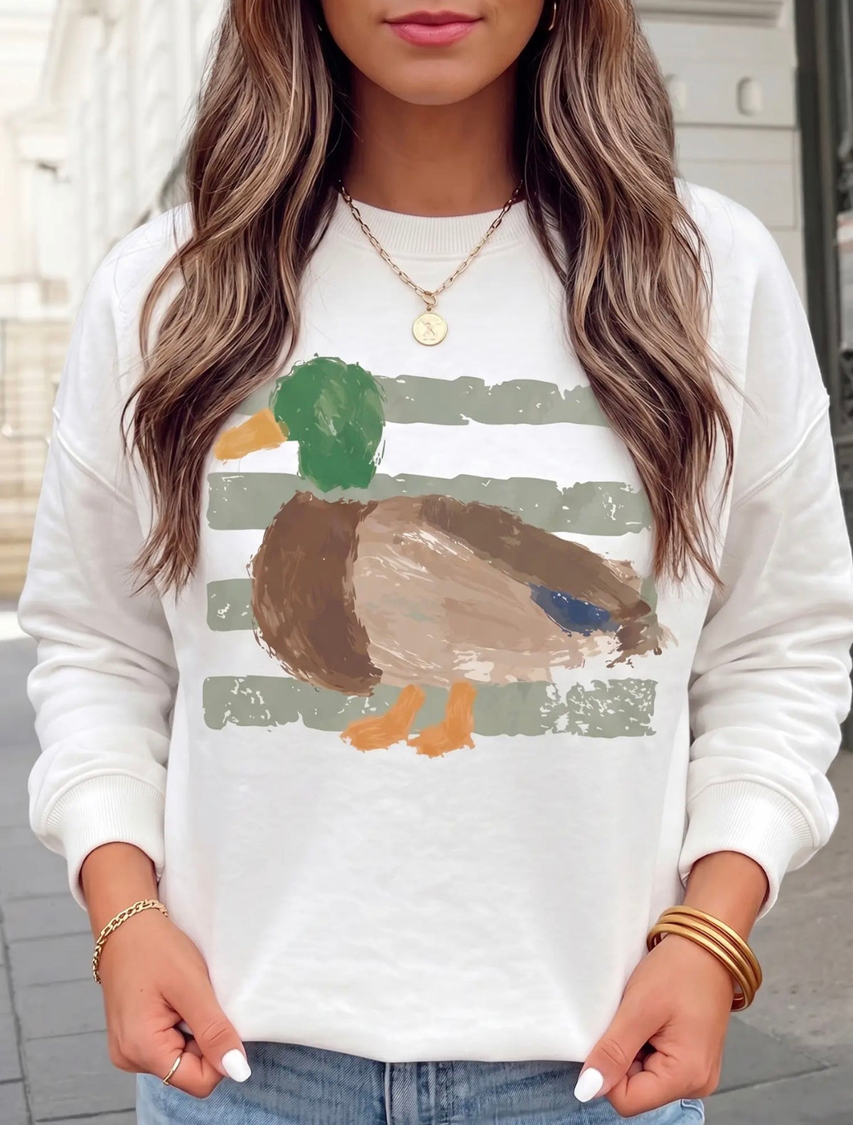 PREORDER: Mallard Duck Graphic Sweatshirt